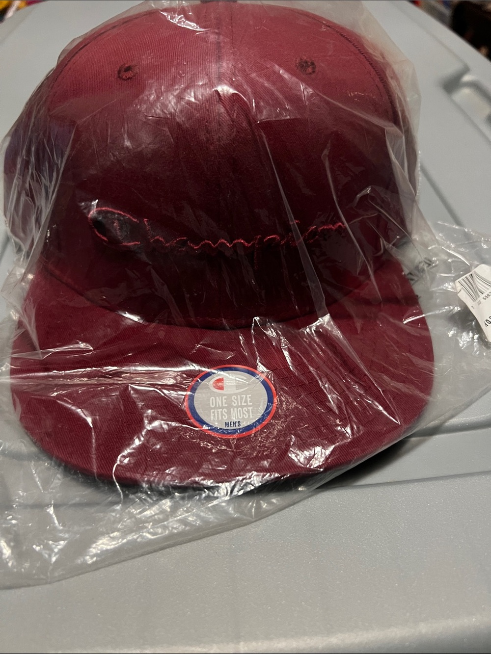 Burgundy Snapback Cap - One Size